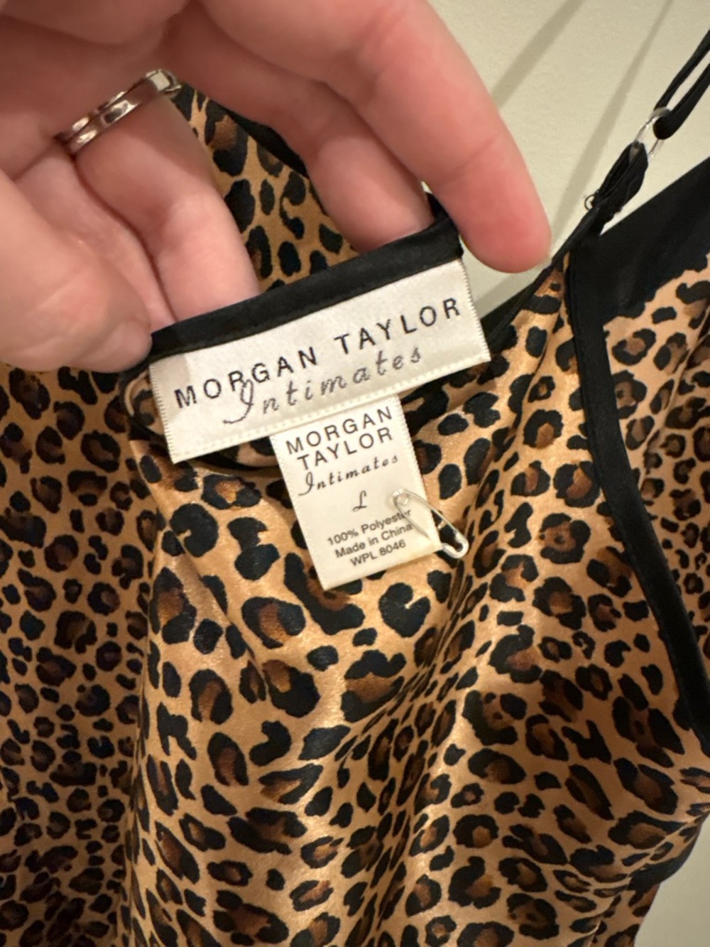 Morgan Taylor Leopard Print Intimate Robe and Gown (2 Piece) - Picture 14 of 16